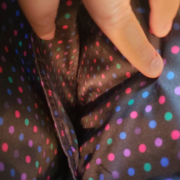 2/40$ Vera Bradley black Crossbody bag with colorful inside - Picture 5 of 11